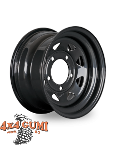 Стоманени джанти 8 SPOKE 8.0x15 6/139.7 ET -25 110 Черен мат (Хром. кап.)